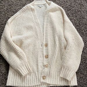 American eagle button up sweater/duster